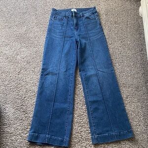 Time and Tru Dark Blue Wide Leg Trouser Jeans